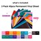 3 PACK - Incraftables Permanent Vinyl Sheets (40pcs). Bulk Permanent Vinyl for Cricut Machine with Glossy, Matte & Transfer Sheets. Multicolor Self Adhesive Vinyl Sheets Sticker Paper Bundle for DIY Crafts